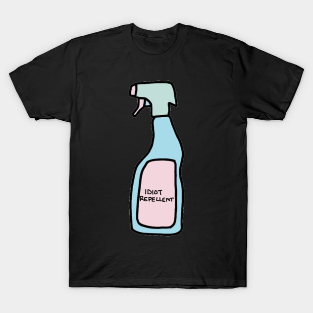 Idiot repellent T-Shirt by gdm123